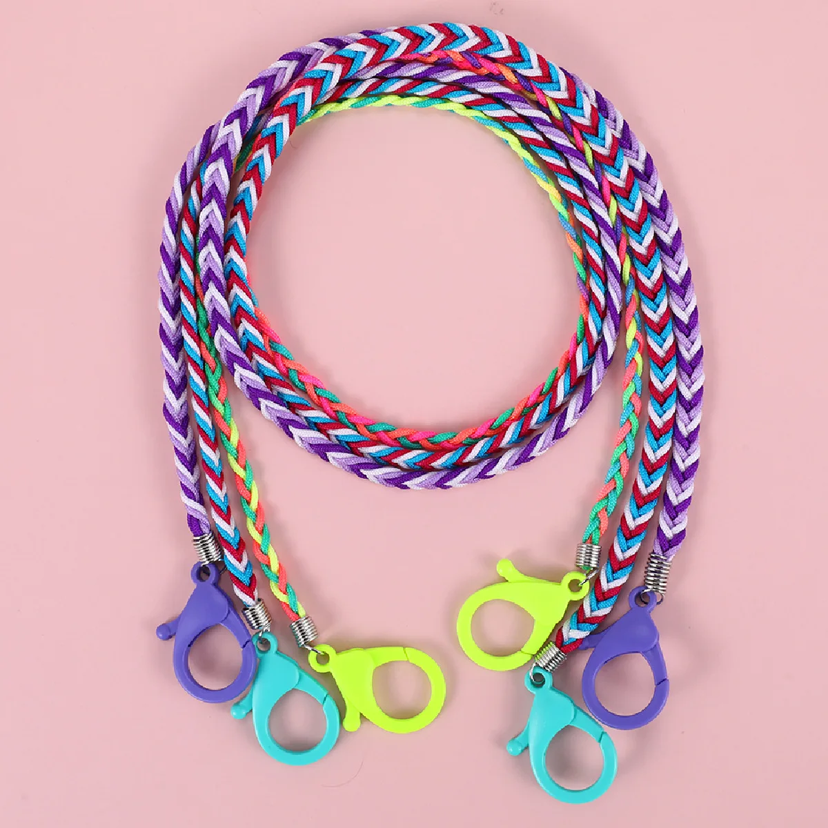

2022 Simple 70cm Colorful Face Mask Lanyard Chians Convenient Holder Rope Mask Anti-lost Anti-drop Lanyard for Children Adult