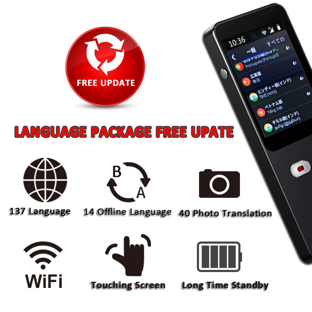 Переводчик голоса Instantan автономный переводчик мгновенный умный | Электроника