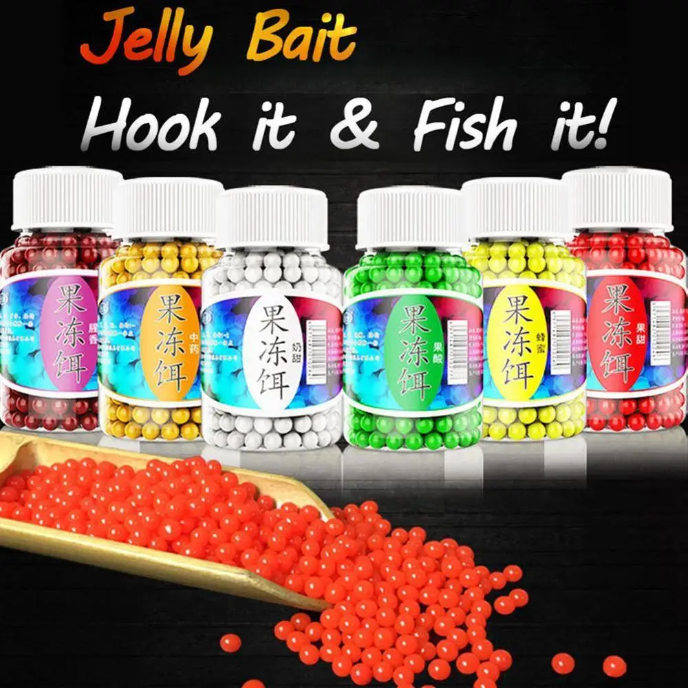 Мягкая приманка для рыбы Желейная крючок частиц карася ловли карпа бусины блесна