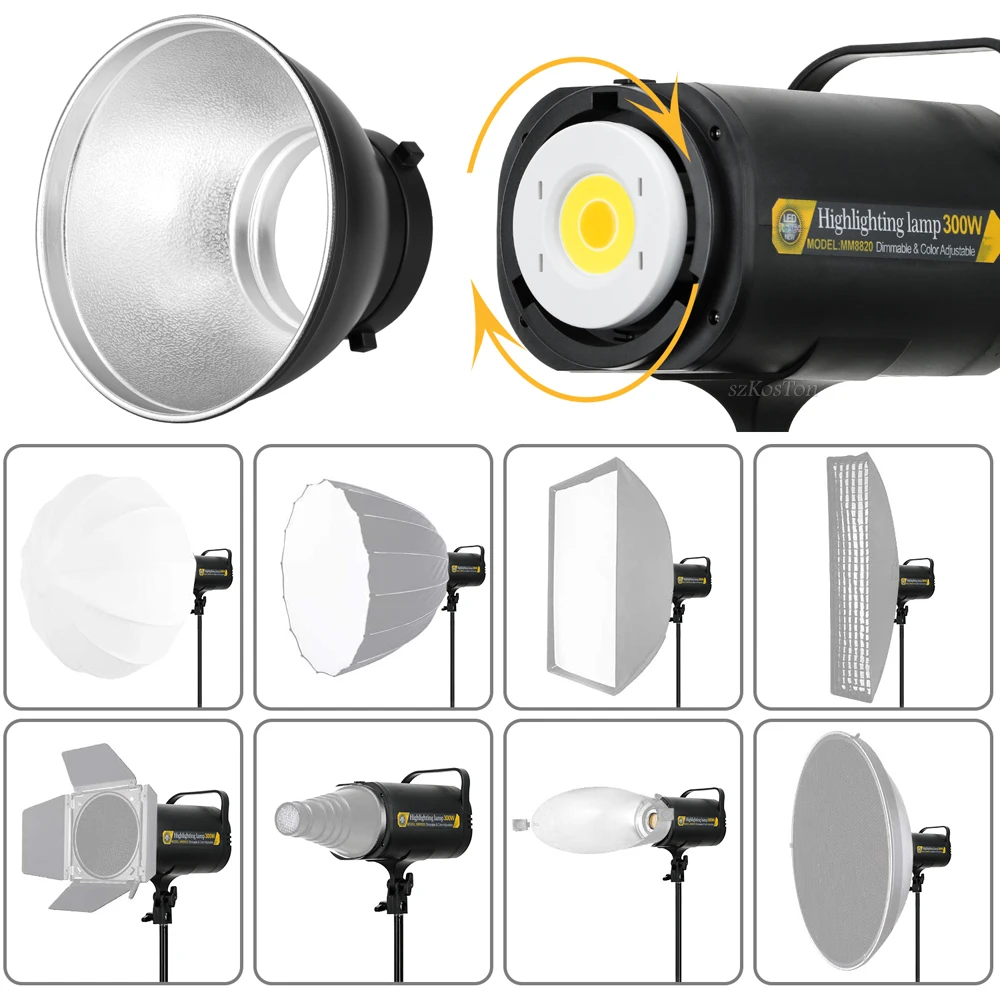 Светодиодная лампа для студийной фотосъемки с регулируемой яркостью 3200-5700K |