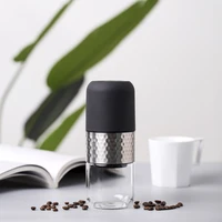 lavida electric coffee grinder glass mini coffee maker machine for mill coffee beans high end convenient ground free shipping