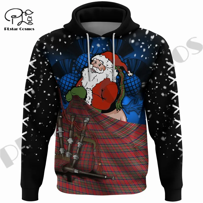 

PLstar Cosmos 3DPrinted 2021Newest Christmas Santa Scottish Scotland Unique Unisex Streetwear Harajuku Hoodies/Sweatshirt/Zip -4