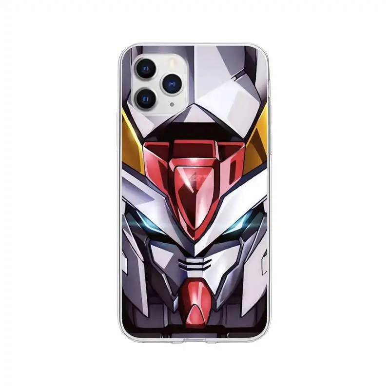 

Women Gundam Transparent Cell Phone Case Clear Cover For Iphone 11 12 Pro Max 5s 6s 7 8 Plus X Xr Xs Max Se 2020