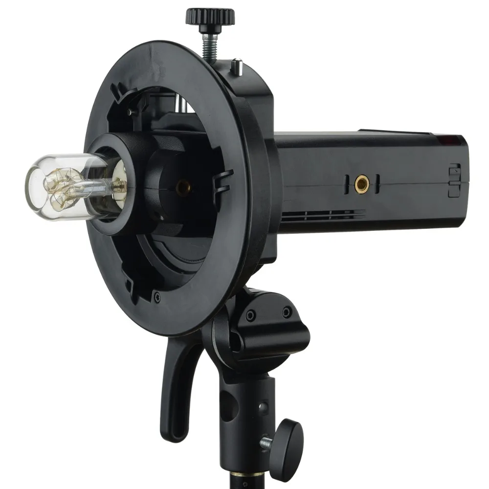 Держатель для вспышки Godox S2 Bowens S type V1 V860II AD200 AD400PRO Speedlite Flash Snoot Softbox|Аксессуары