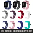 Силиконовый ремешок для часов 20 мм для Huami Amazfit Gts Gtr 42 мм, браслет для Huami Amazfit Bip U Bip S Gts 2, ремешки для часов высокого качества