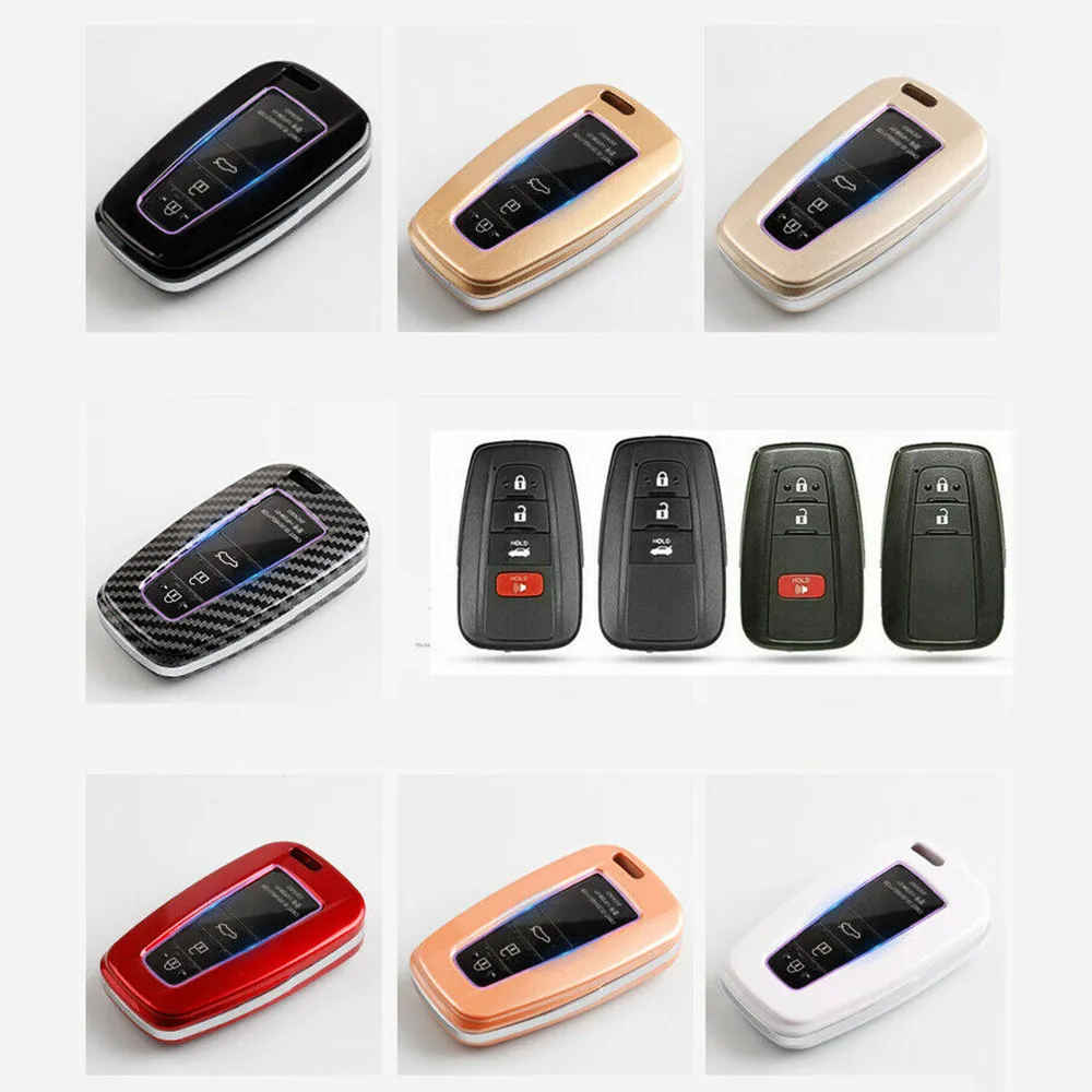 

ABS Plastic Key Case Hard Shell+Chain Cover Remote Durable High Quality