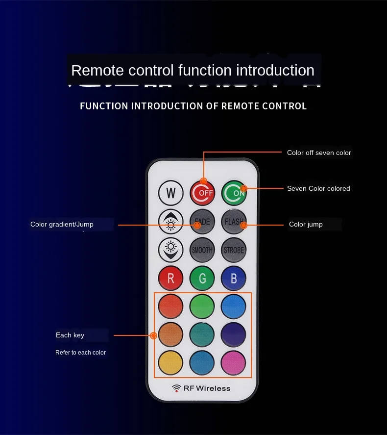 Disco Красочные 500 Вт дымовая машина мини светодиодная лампа с дистанционным