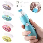 USB бесшумный Электрический детский триммер для ногтей, маникюрный набор для ухода за ногтями, набор для ухода за ногтями, набор для ухода за ногтями для малышей