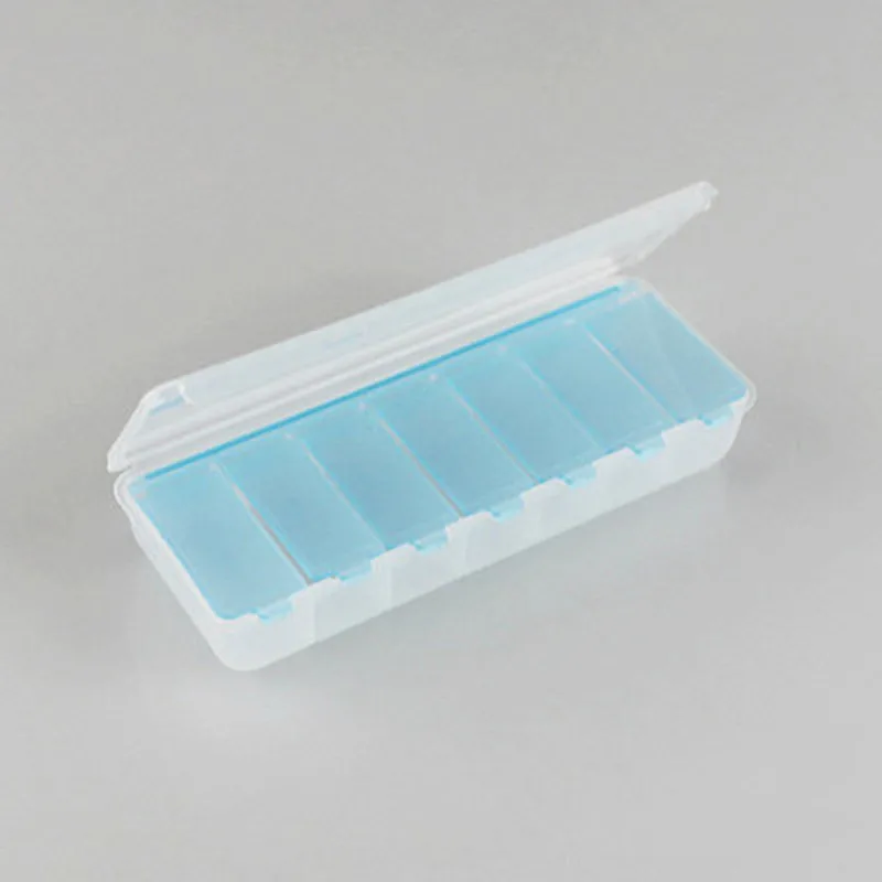 1 шт. Дорожный Чехол для таблеток портативный 7-дневный контейнер лекарств