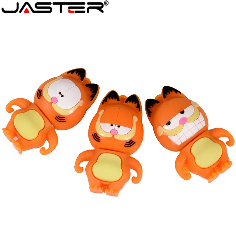 

JASTER Cartoon Animal pendrive 32gb Pen drive Garfield Usb Flash Drive Flash Memory Card U Disk Lovely Pen Drive 64GB 16GB