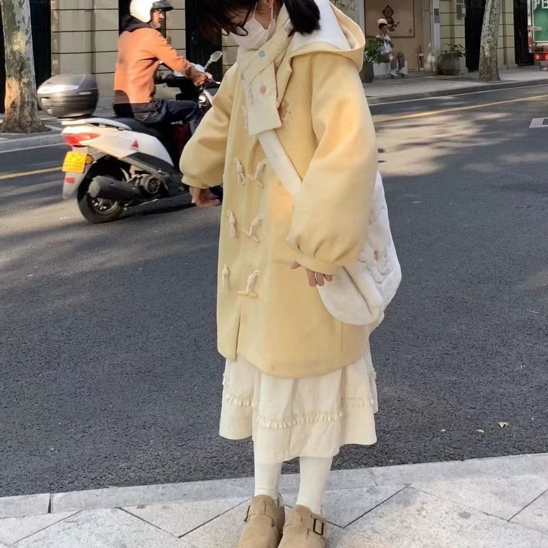 Юбка женская трапециевидная в японском стиле нежная свободная универсальная