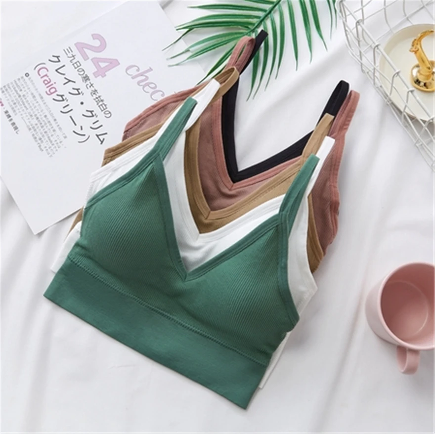 

New Sexy wrapped chest seamless U back strap stereotypes gathered bra back underwear bralette bras for women soutien gorge femme