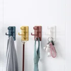 Регулируемый вращающийся крючок, многофункциональный брелок для ключей, очков, разное, на дверь, настенный крючок для дома, для ванной, вешалка для хранения