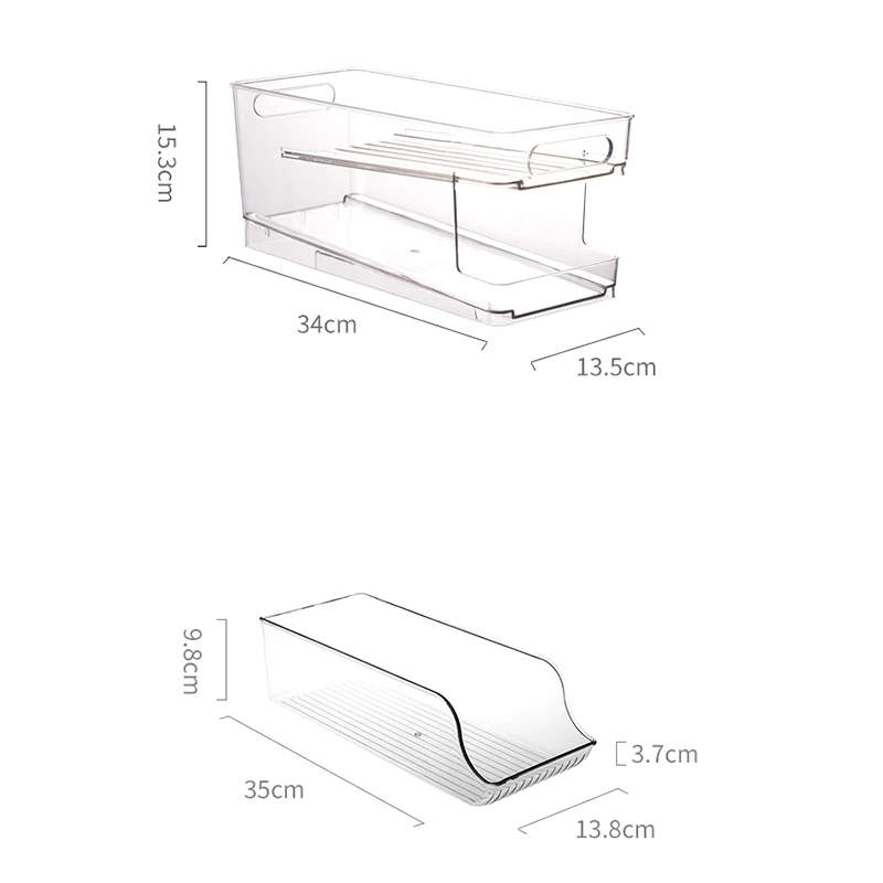 

1 Set Stackable Beverage Soda Can Dispenser Organizer Rack Pet Soda Can Organizer