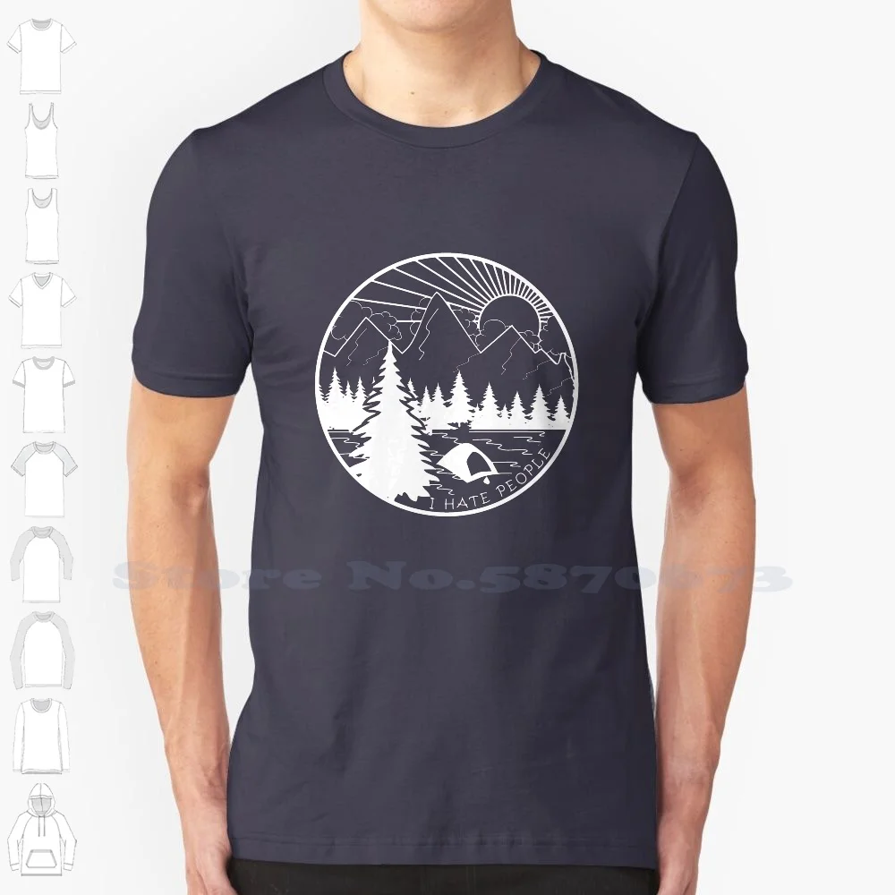 

I Hate People Custom Funny Hot Sale Tshirt Hate People I Hate People Campfire Hate Camping Sarcasm