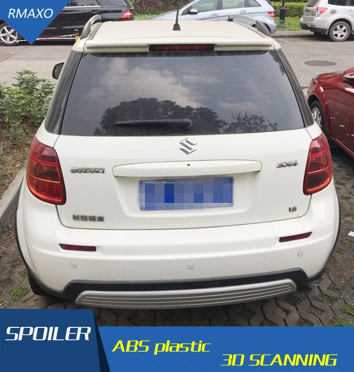 Задний спойлер для SX4 XK материал ABS заднее крыло автомобиля быстрый Праймер