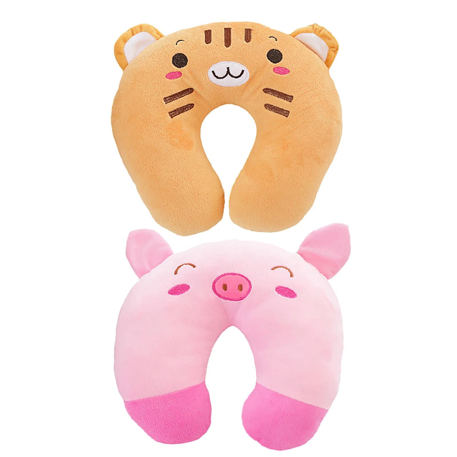 

Подушка для шеи детская, U-образная, мягкая, подушка для поддержки головы, для отдыха, с героями мультфильмов, для машин, поездов, самолетов