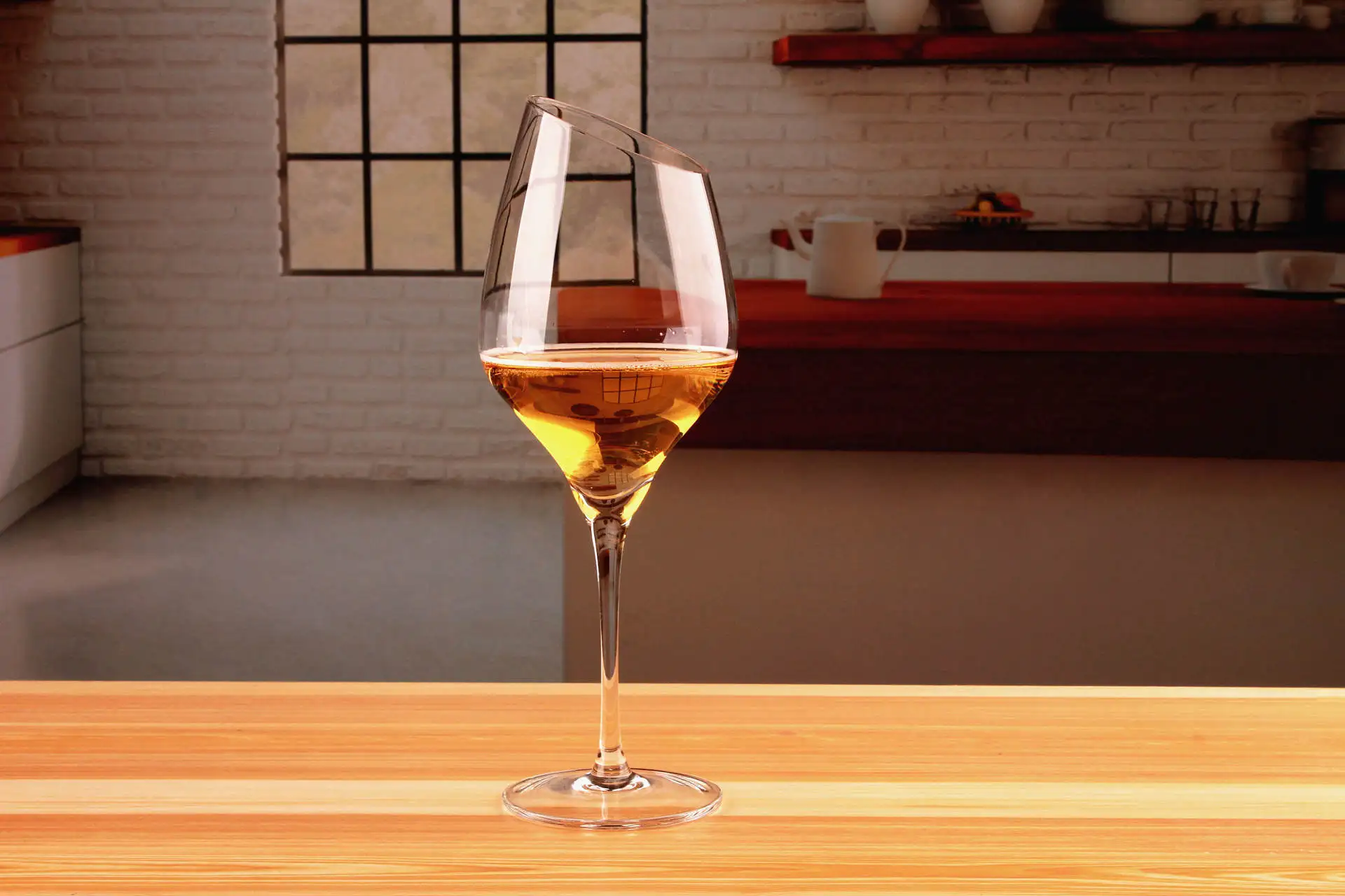 Бокал для вина конический прозрачный бокал красного скошенный с высокой ножкой