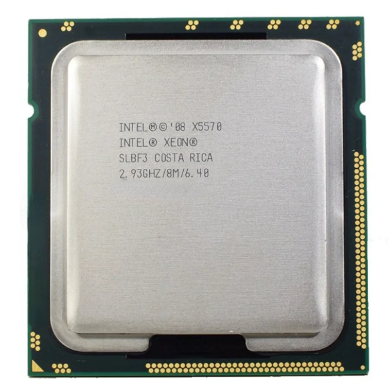 

Intel Xeon X5570 processor 2.93GHz 8MB 6.4GT/s Quad-Core LGA 1366 Server CPU