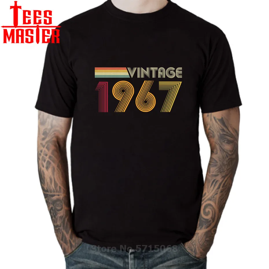 Пользовательские День благодарения Лучший подарок футболки 1967 в винтажном стиле
