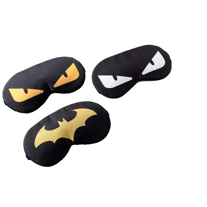 Портативная мягкая дорожная маска для сна модная с мультяшным принтом животных