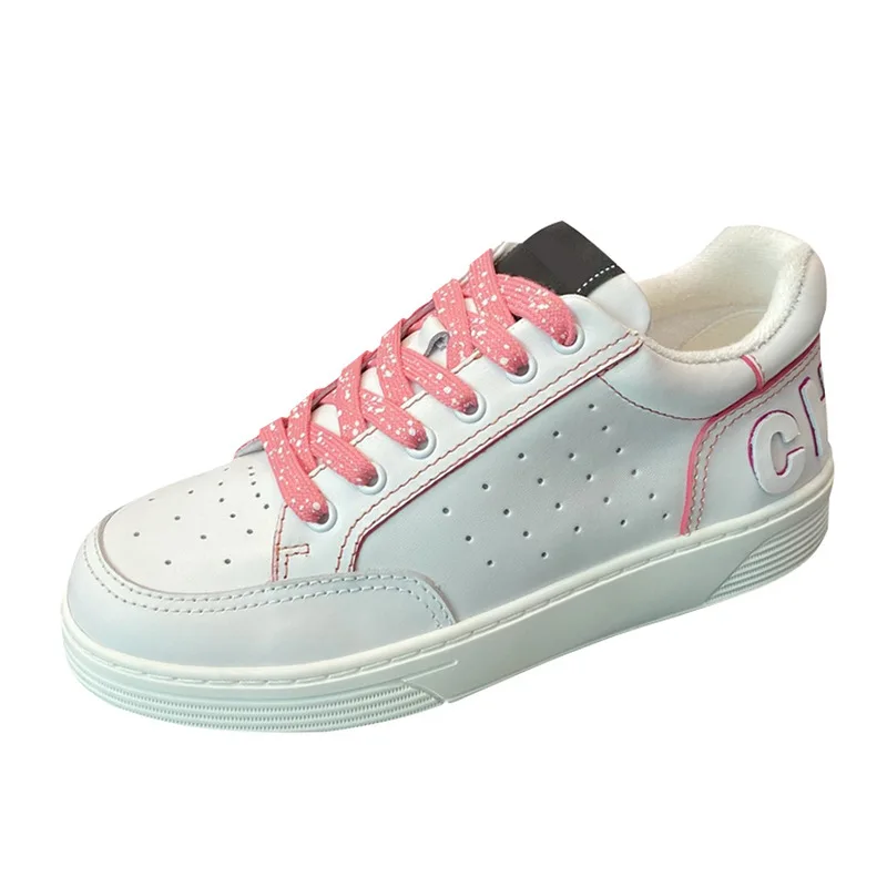 

2021 spring and summer comfortable sports women's shoes white sports shoes women's casual shoes heel letters