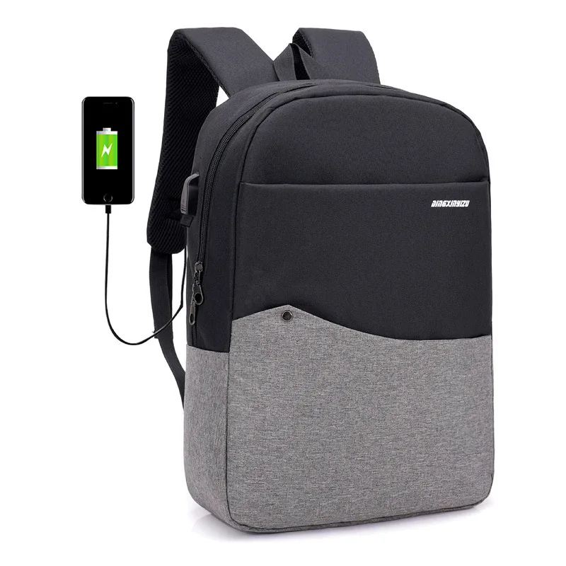 Couple backpack for teen School Backpacks For Boy Student Daypack with USB Charging Port School Bag Schoolbags mochila infantil