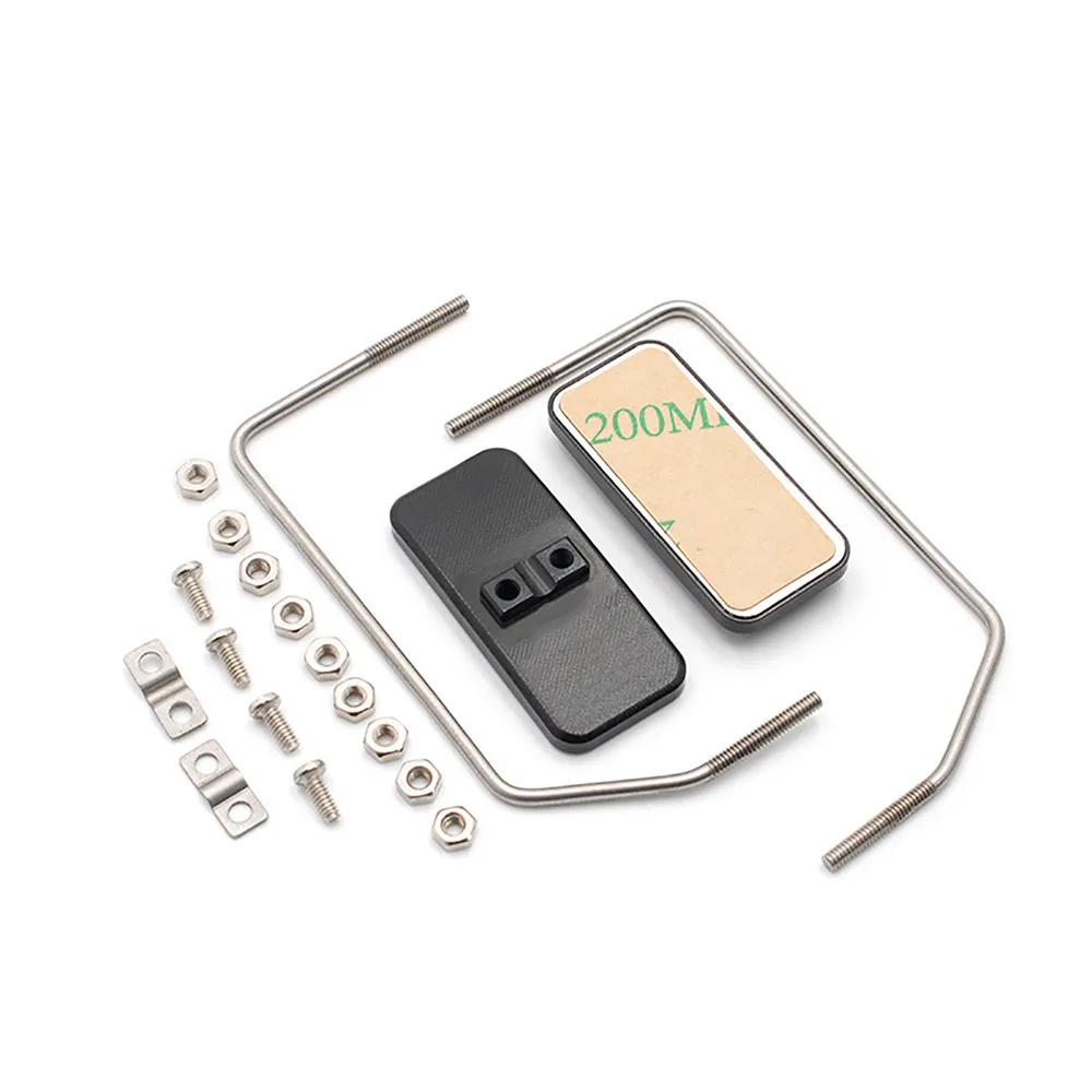 

RC Car Metal Reversing Driving Mirror Rearview Mirror DIY for 1/14 RC Container Trucks Tractor Accessories