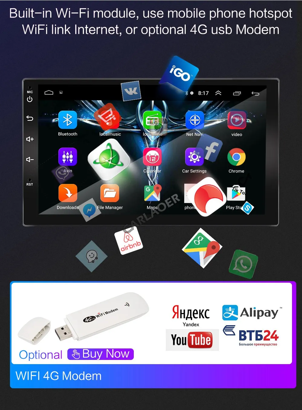 2 din автомагнитола gps android мультимедиа 2din автомобильный видео плеер gps wifi для TOYOTA Nissan Toyota hyundai Polo автомобиль Volkswagen Kia Ford