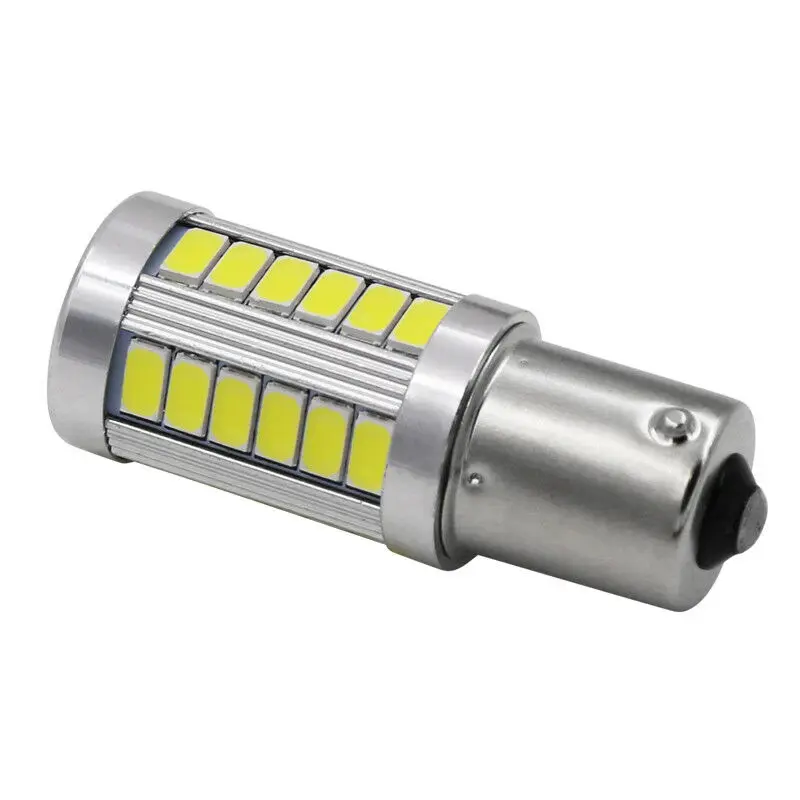 50 шт. 1157 BAY 15D стробоскопическая вспышка 33 SMD 5630 LED P21W 1156 BA15S BAU15S задняя фонарь |