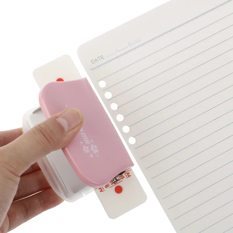 

1Pc Paper Punch DIY Hole Puncher Loose Leaf Hole Punch Handmade For Office Craft Hole Puncher Stationery