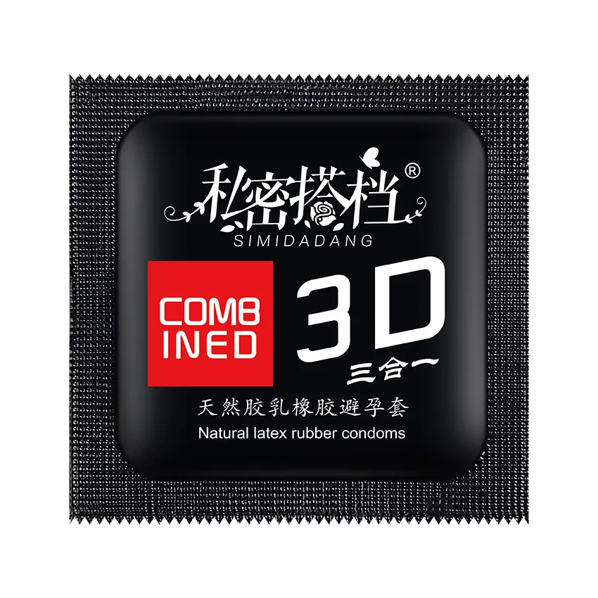 3 шт./кор. презервативы интимные товары частицы и нитки стимуляция точки G