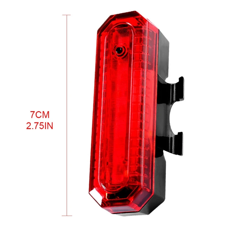 

Rechargeable Bike Tail Light Waterproof Cycling Warning Rear Lights USB Outdoor