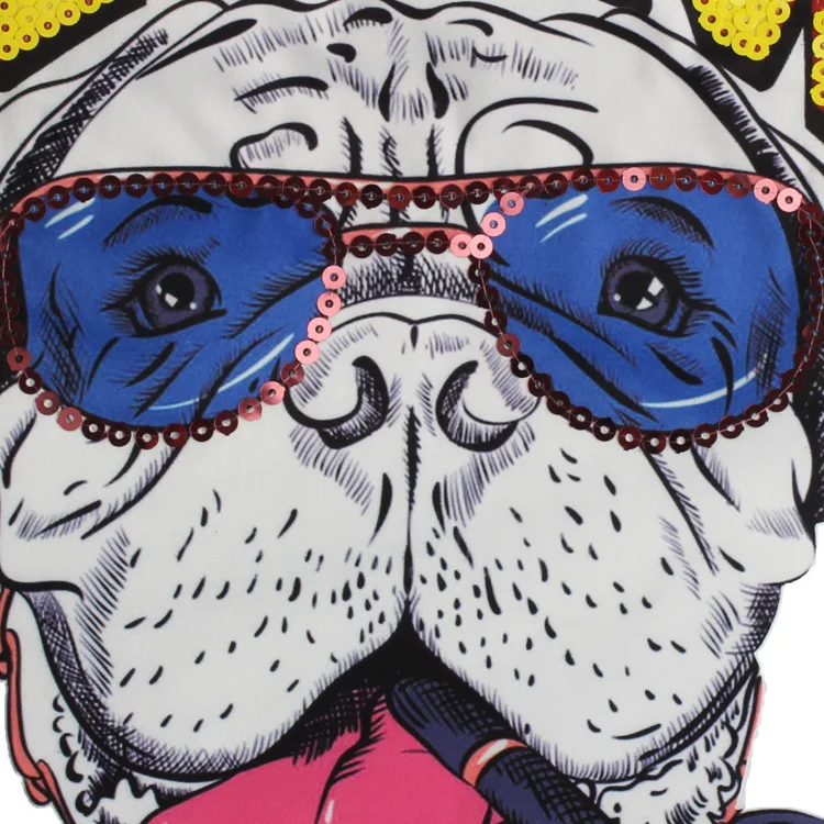 Новое поступление блестящие нашивки Vengeance Dog нашивка на одежду или сумку швейные