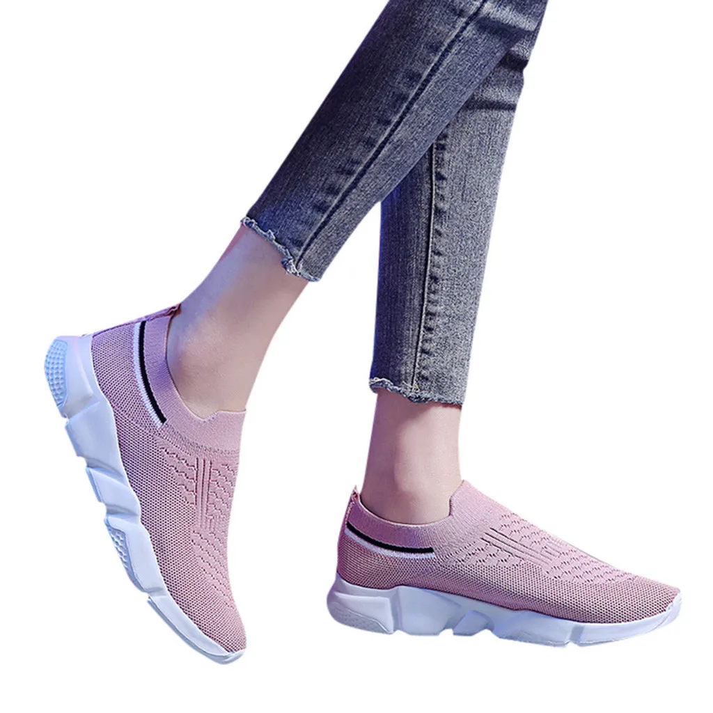 

Mesh Slip-on Sports Shoes Run Breathable Shoes Sneakers Leisure Women's Outdoor 2021 New Leisure Outdoor Shoes #srn