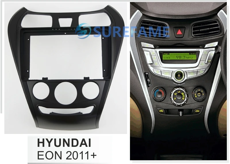 9 дюймовая Автомобильная радиоустановка Fascia ДЛЯ HYUNDAI EON 2011 + комплект панели для