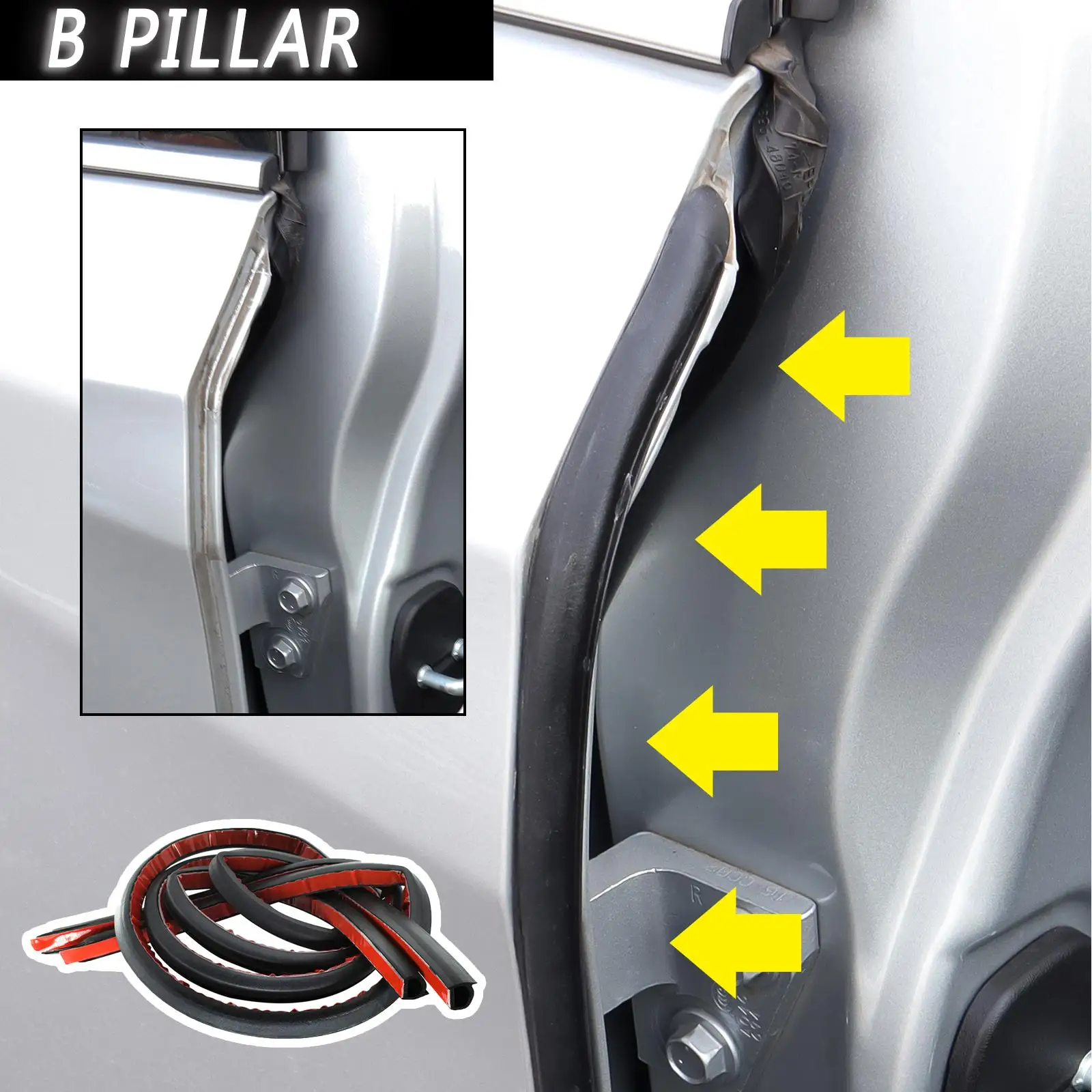 2 шт. универсальные герметичные наклейки для дверей автомобиля 31 дюйм |