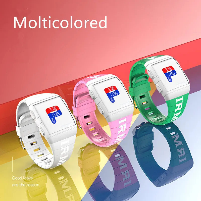 Часы наручные PESIRM женские цифровые брендовые Водонепроницаемые светодиодные