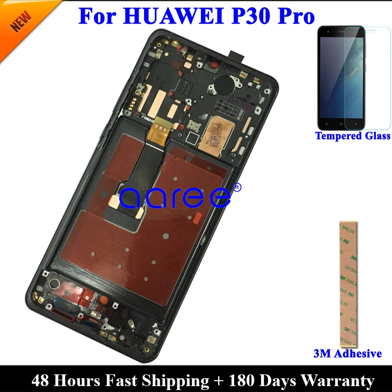 Супер AMOLED для huawei P30 PRO ЖК-дисплей для huawei P30 Pro ЖК-дисплей ЖК-экран сенсорный дигитайзер сборка VOG-L29