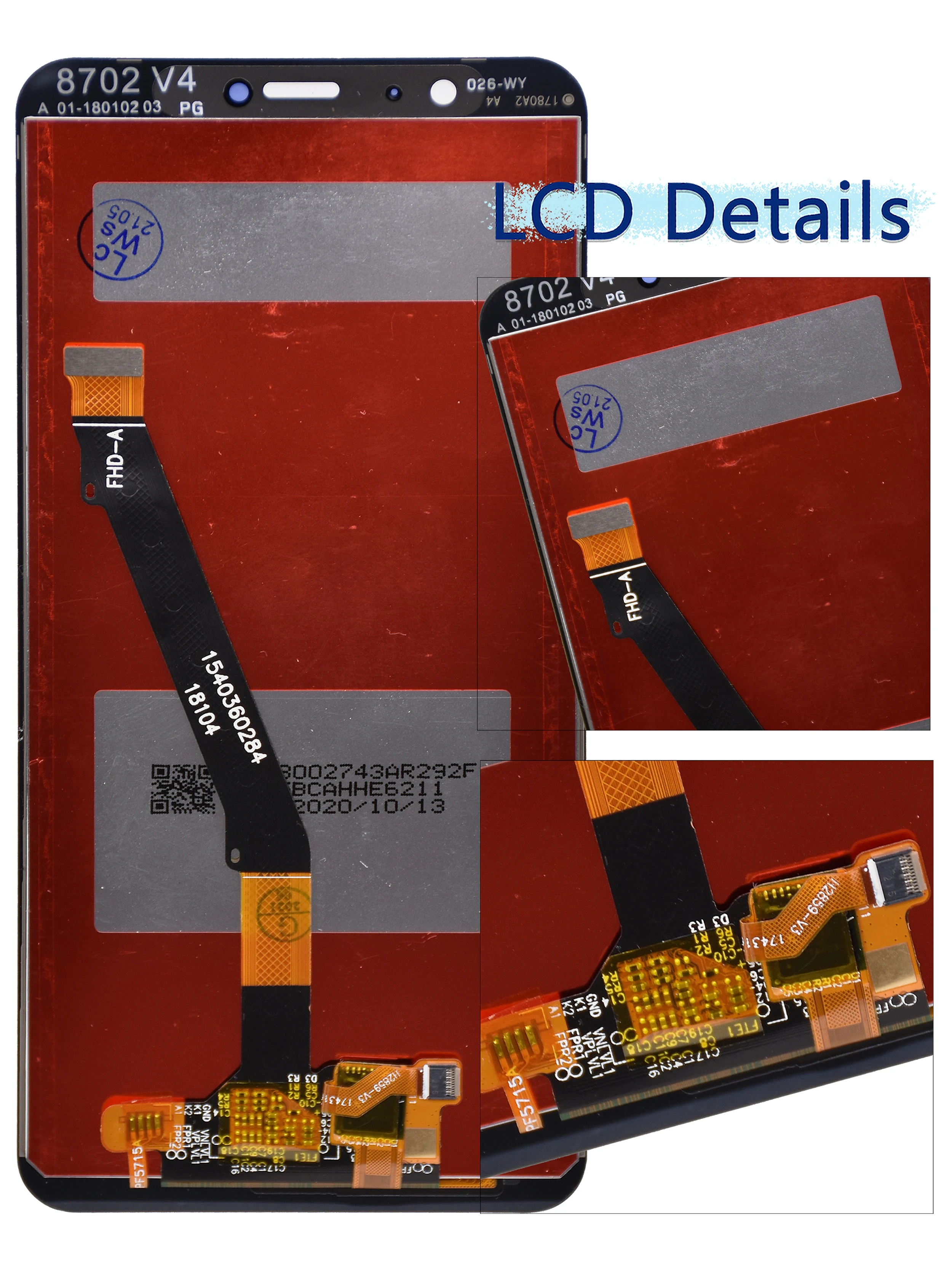 Pantalla LCD Original de 5,65 pulgadas para Huawei Honor 9 Lite, pantalla t&aacute;ctil LCD con marco-3