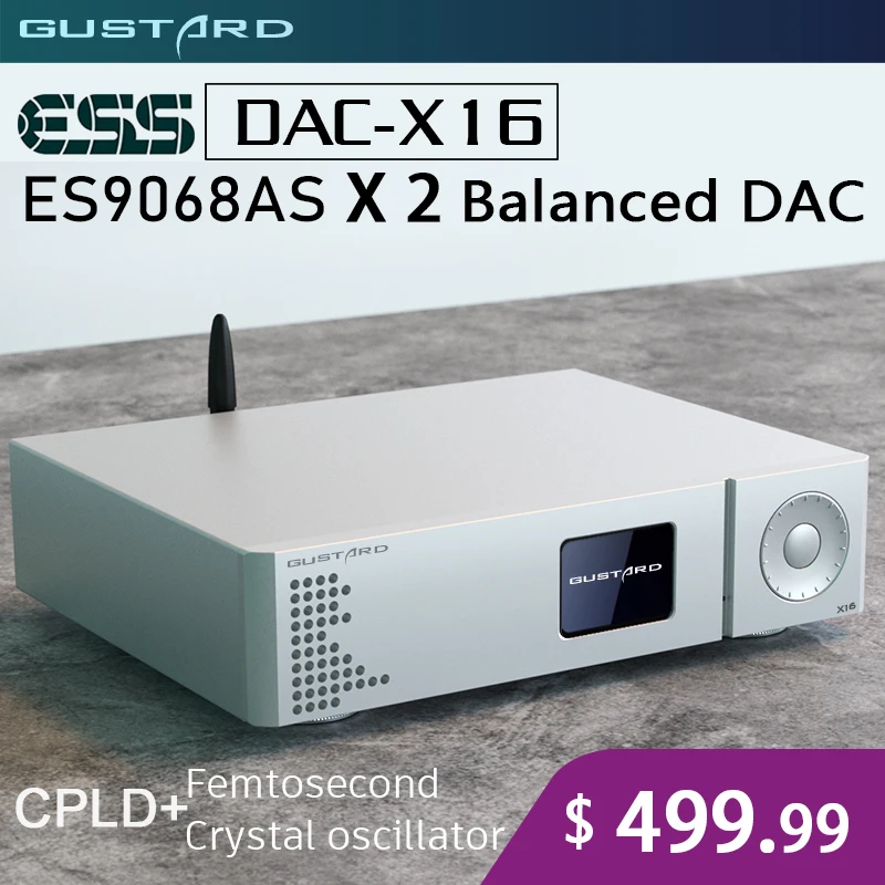 GU MQA DAC X16 A22 2021NEW флагманский сбалансированный декодер ЦАП двойной AK4499 XMOS решение