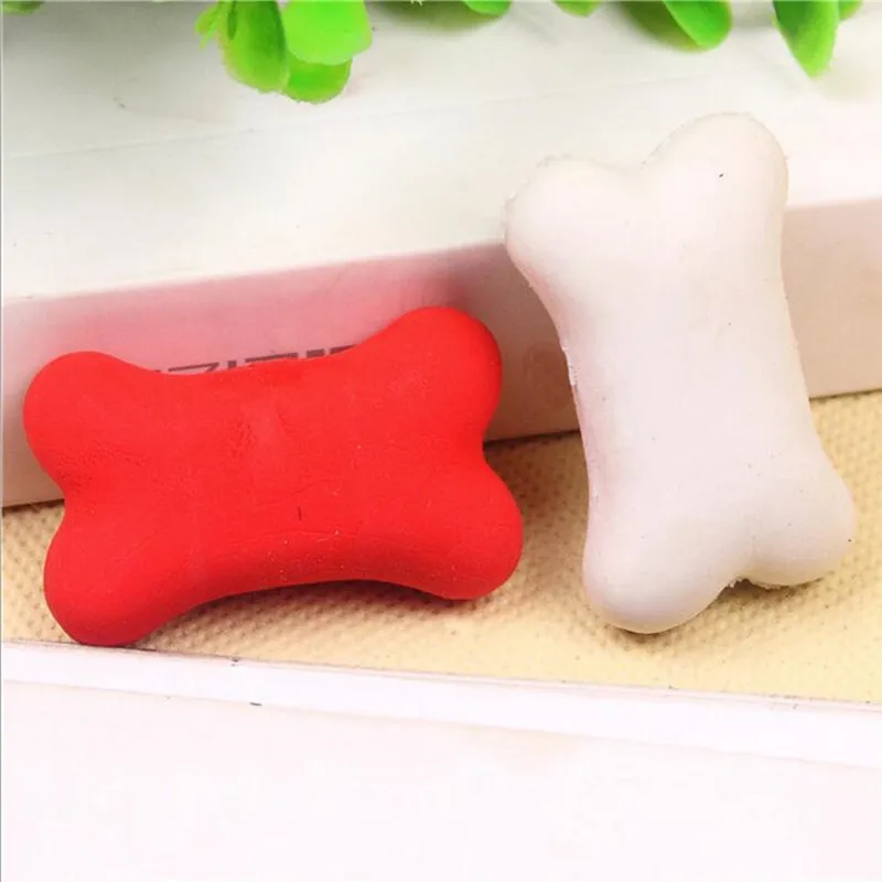 Ластики 24 шт./лот креативные ластики в форме кости школьные принадлежности