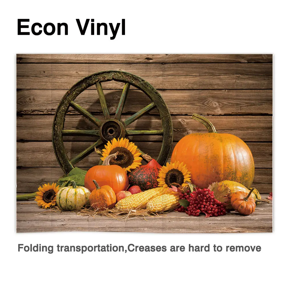 Allenjoy photophone baby shower backdrops fall autumn wheel pumpkin sunflower background Photography studio shooting props | Электроника