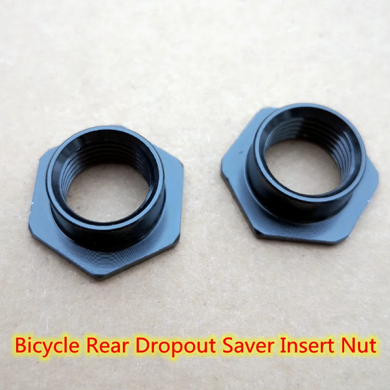 

5pc CNC Bicycle Rear Dropout Saver Insert Nut Problem Solver Replaces Stripped Threads carbon ROAD frame bike Frame saver Solver