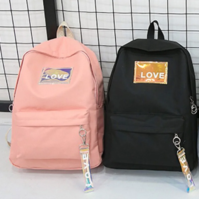 Backpack Women'S Fashion Casual Sports Travel Girl Female Large-Capacity Bag Korean Version Of The Shoulder Ba |