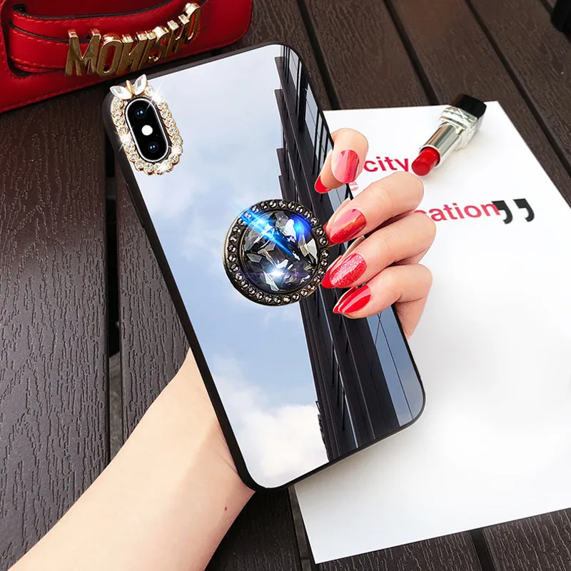 Для Huawei P40 P30 Pro Lite Y9A Y7A Honor X10 8A 9S 9 9i 8 8X 8C 8S 7X 7A Play3 Maimang 7 6 DIY Блестящий зеркальный