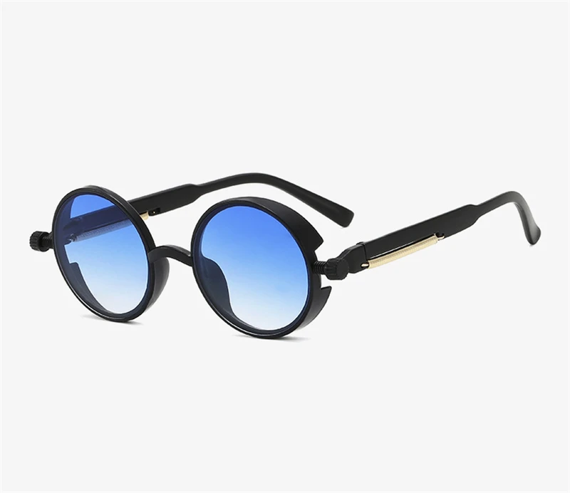 2019 Горячие Новые стимпанк Солнцезащитные очки Европа и США круглая прозрачная