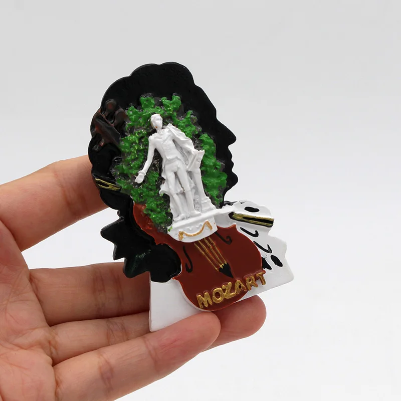 Европейский Американский туризм сувенир музыкант Моцарт битовен 3D твердый