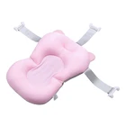 Baby Shower Ванна Подушка на нескользящей подошве для Ванной сиденье Поддержка коврик для новорожденных Безопасность безопасности ванной Поддержка Подушка Складная мягкая подушка