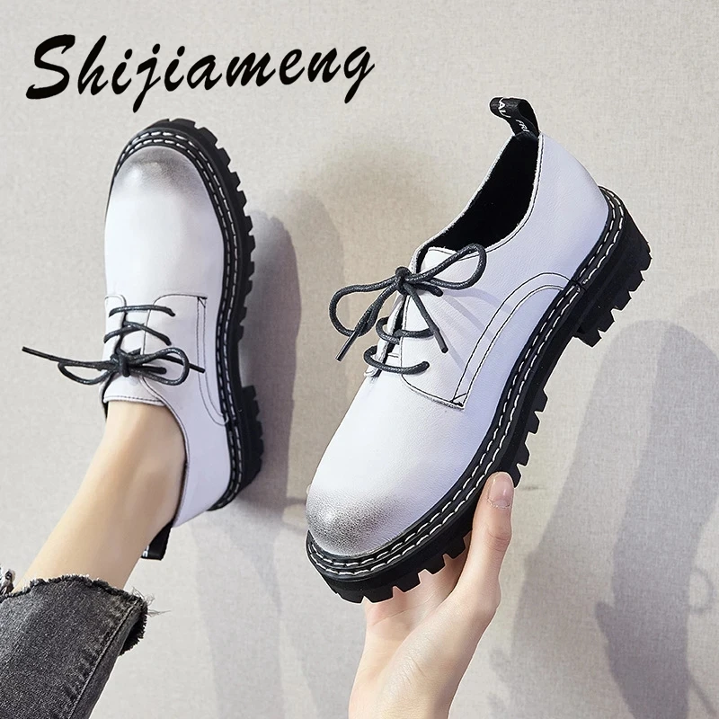 

Women's small leather shoes British college style spring new shoes fashion leather 2021 women's shoes spring casual single shoes